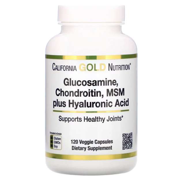 California Gold Nutrition, グルコサミン、コンドロイチン、MSM＋ヒアルロン酸