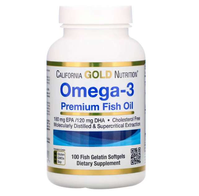 California Gold Nutrition, オメガ-3、プレミアムフィッシュオイル